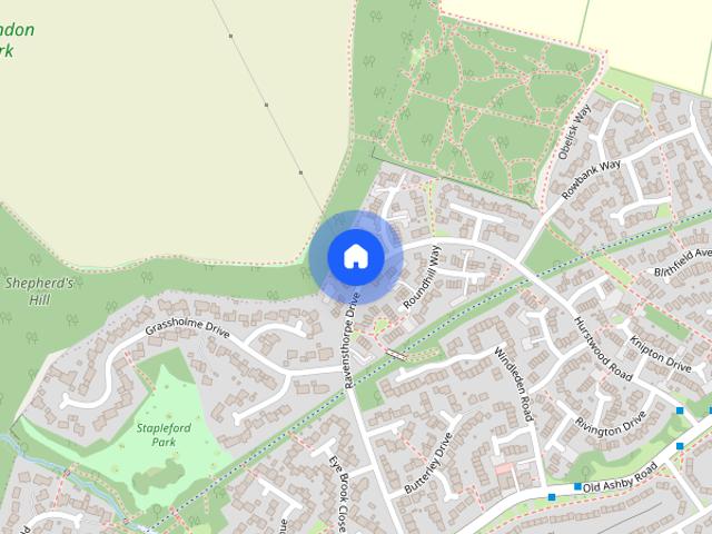 House for rent in Elmfield, Leicestershire