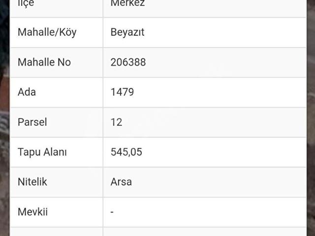 Hoca Ahmet Yesevi, Afyonkarahisar Merkez içerisinde satılık Arsa