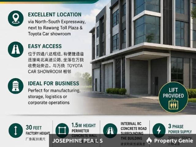Warehouse for sale in Selayang, Selangor