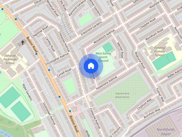 Apartment for rent in London Borough of Ealing, Hanwell
