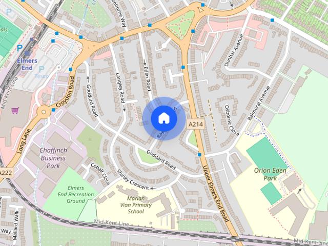 House for rent in Elmers End, Greater London