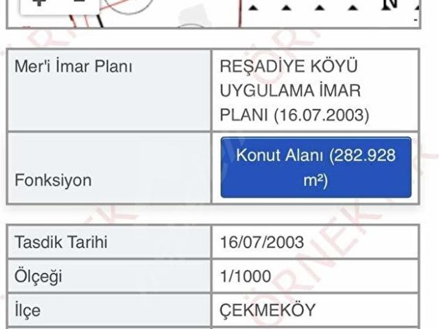 Çekmeköy, İstanbul içerisinde satılık Arsa