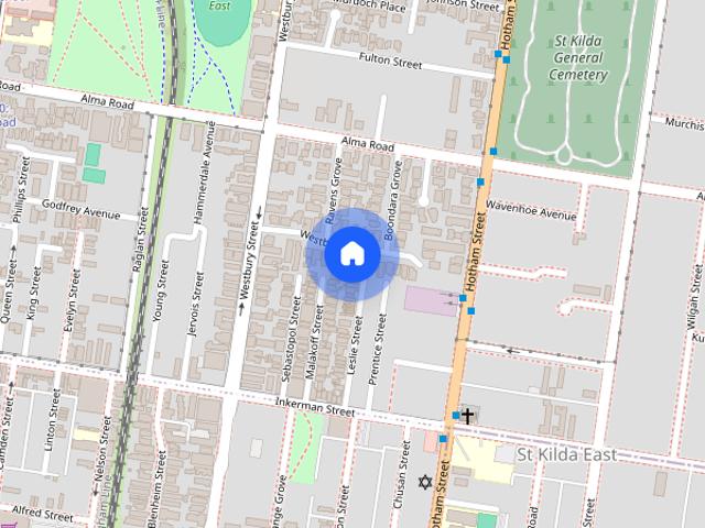 Apartment for rent in St Kilda East, Melbourne
