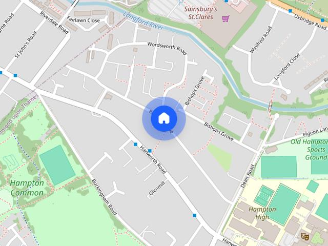 House for rent in Hampton Hill, Greater London