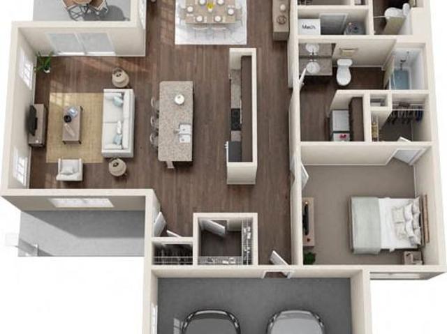 Condo for rent in Redwood, Indianapolis