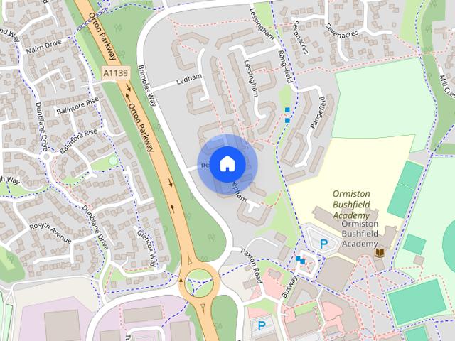House for rent in Ortongate Centre, Peterborough