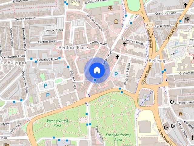 Apartment for rent in The Polygon, City Of Southampton