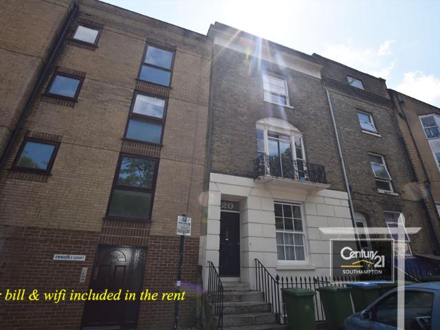 Studio for rent in Bevois Town, City Of Southampton