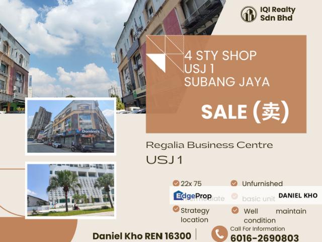 Shop for sale in Petaling, Subang Jaya