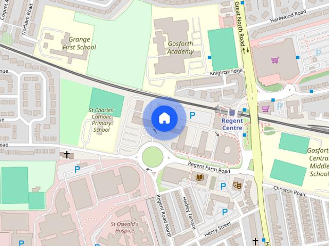Apartment for rent in Gosforth, Newcastle upon Tyne