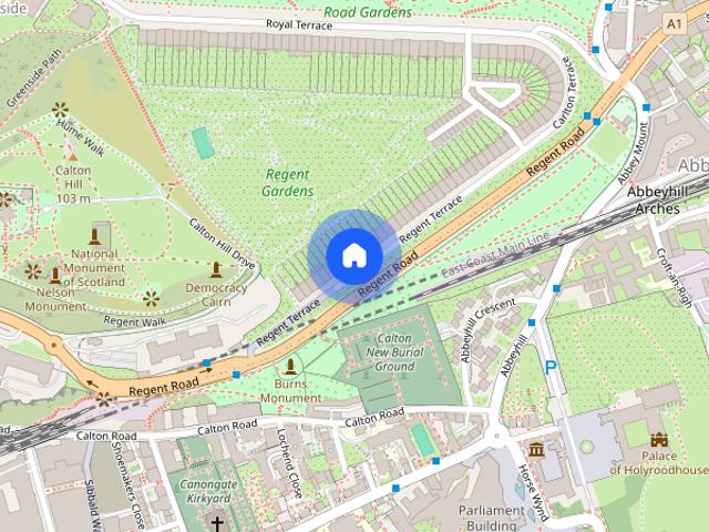Apartment for rent in Broughton, Scotland
