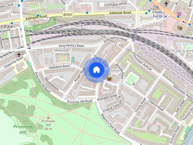 Apartment for rent in Primrose Hill, Greater London