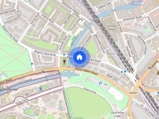 House for rent in Chalk Farm, Cat Hill