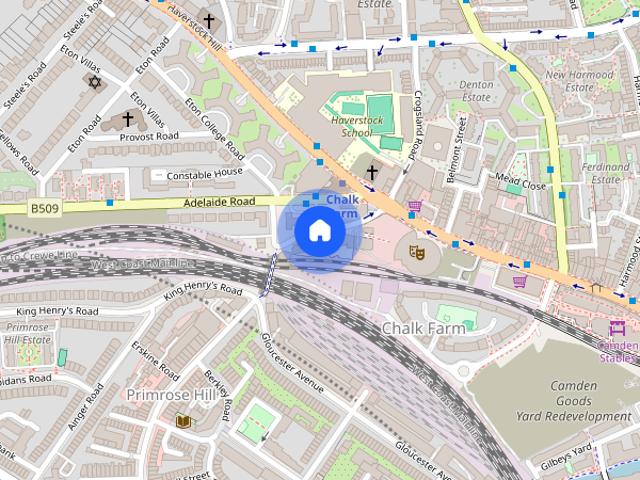 Apartment for rent in Chalk Farm, Cat Hill