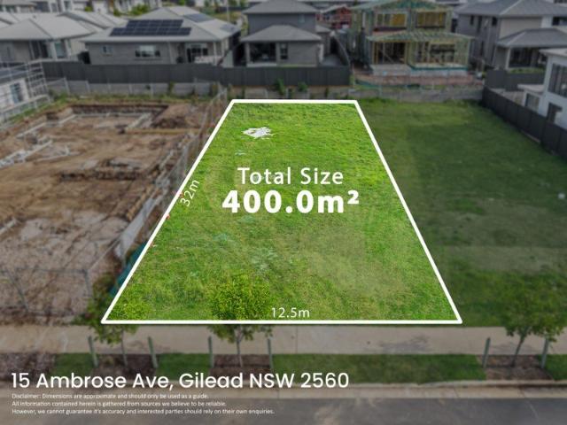 Land for sale in Gilead, Sydney