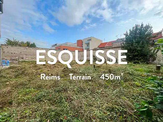 Terrain vente à Reims