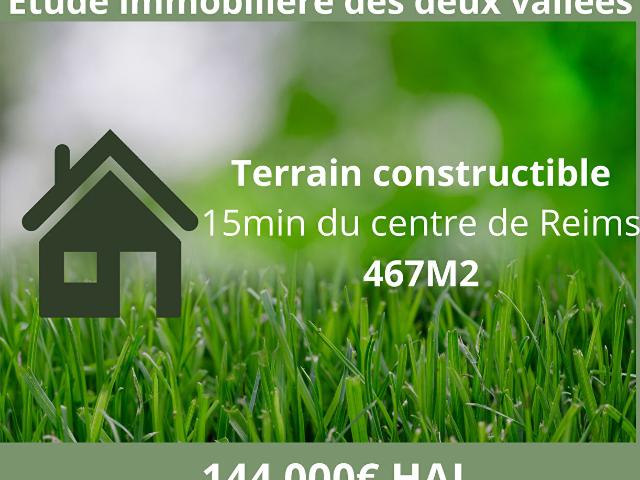 Terrain vente à Reims