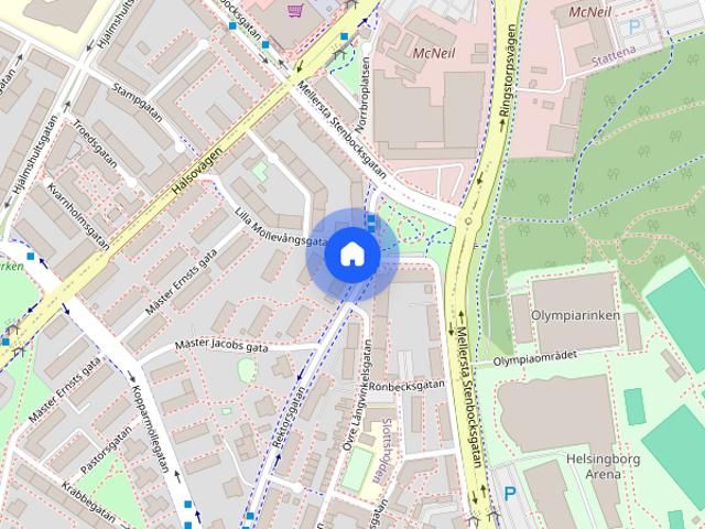 Lägenhet hyra i Slottshöjden, Helsingborg