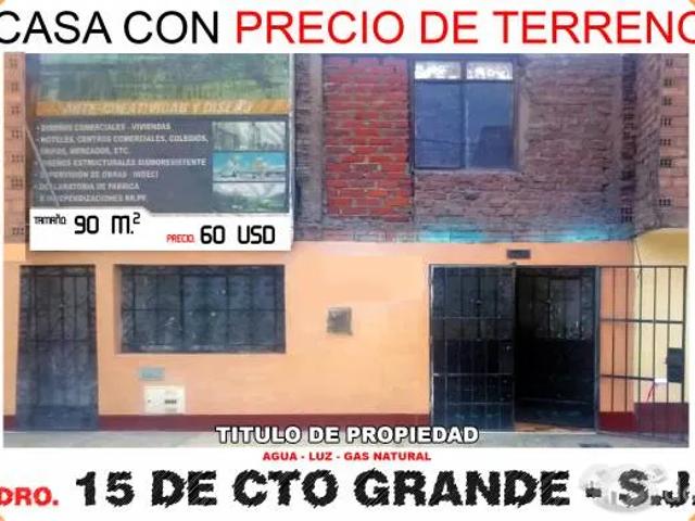 Casa venta en San Juan, Lima Metropolitana