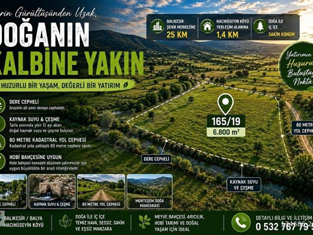 Alidemirci, Balya içerisinde satılık Arsa