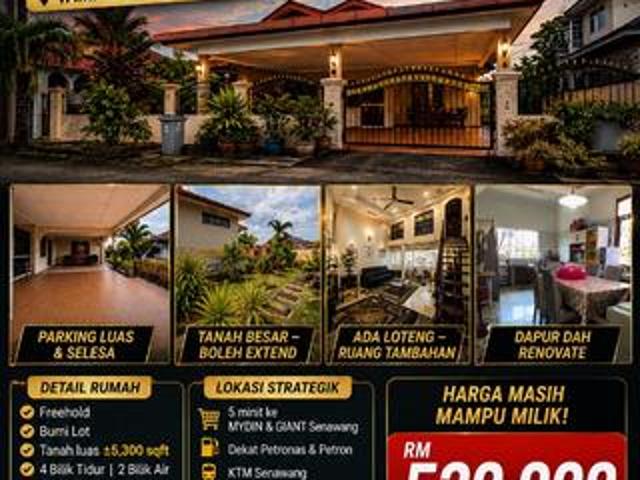 Bungalow for sale in Sendayan Village, Negeri Sembilan