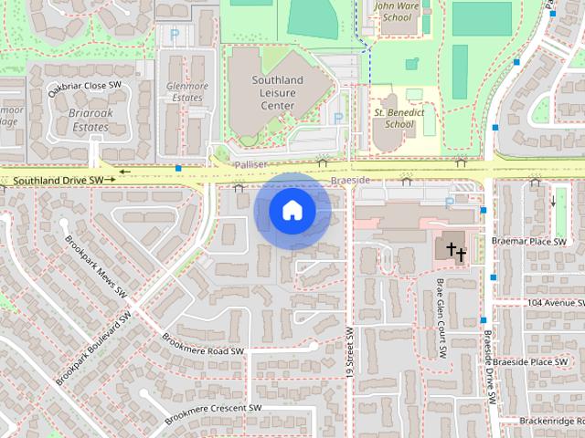 Townhouse for rent in Braeside, Calgary