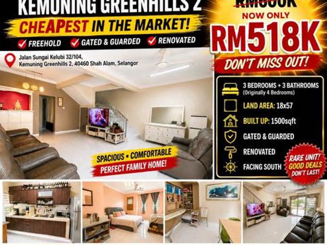 Terraced House for sale in Alam Impian, Selangor