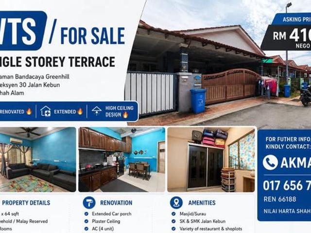 Terraced House for sale in Petaling, Alam Impian
