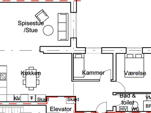 Lejlighed til leje i Ribe, Esbjerg