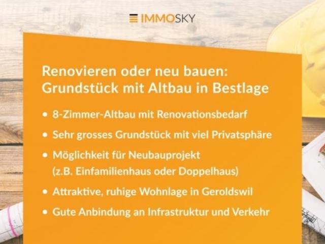Einfamilienhaus kaufen in Geroldswil