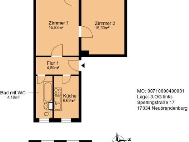 Apartment mieten in Neubrandenburg, Mecklenburg-Vorpommern