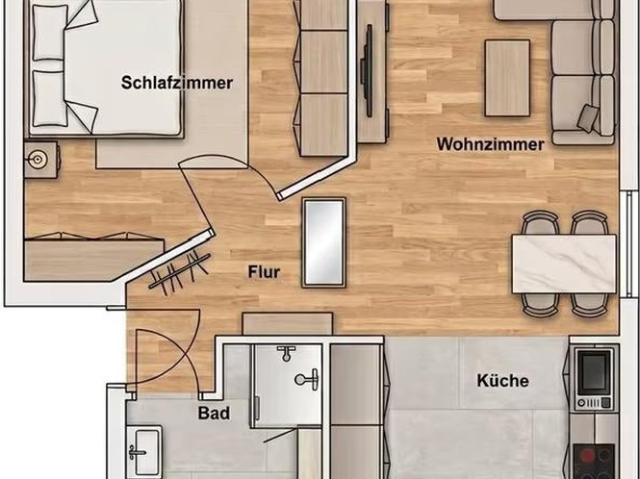Wohnung mieten in Rheinkamp, Moers