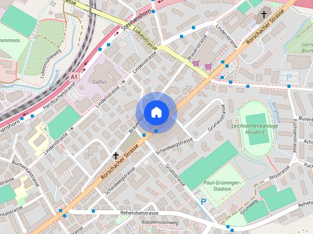 Apartment mieten in Schwarzenbach (SG), St. Gallen