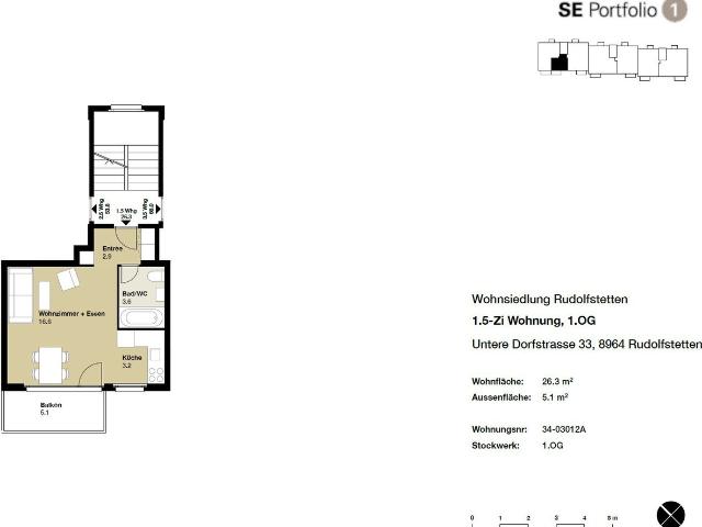 Apartment mieten in Rudolfstetten, Rudolfstetten-Friedlisberg