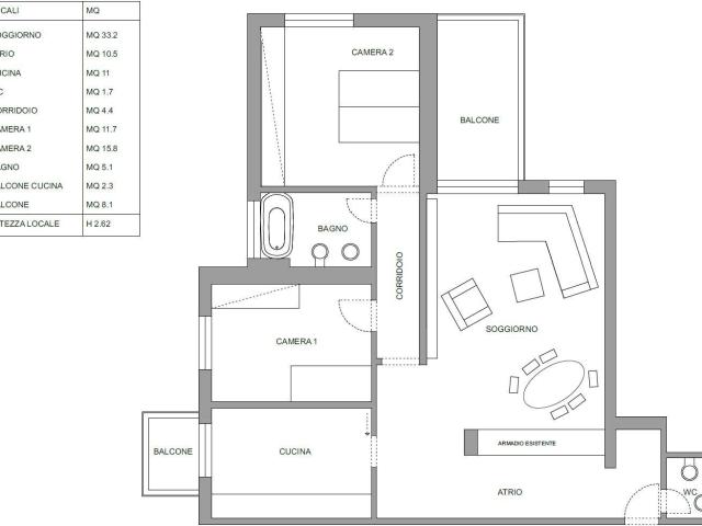 Apartment mieten in Bellinzona, Tessin