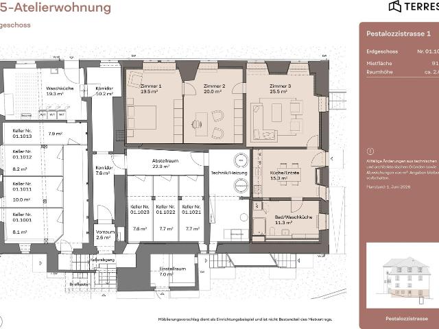 Apartment mieten in Räterschen, Elsau