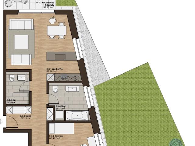 Apartment mieten in Oberriet (SG), St. Gallen