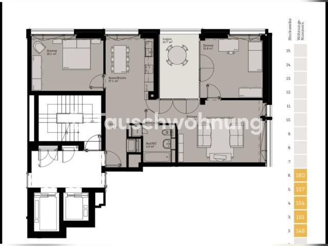 Apartment mieten in Einigen, Zürich