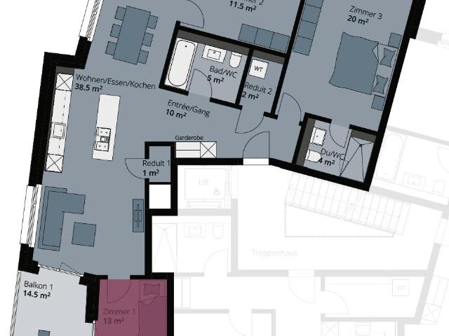 Apartment mieten in Othmarsingen, Aargau