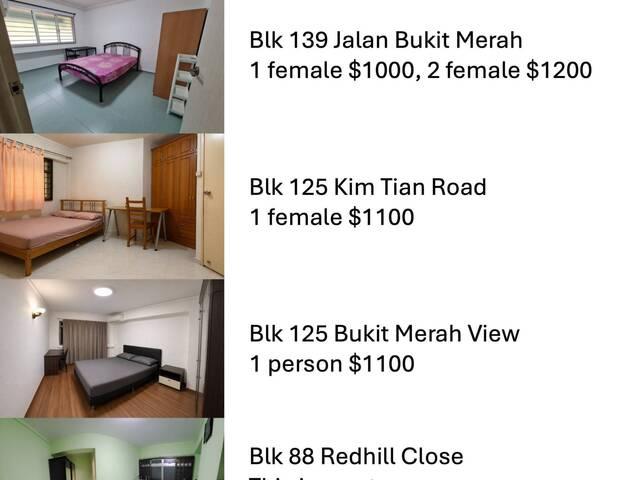 Room for rent in Telok Blangah
