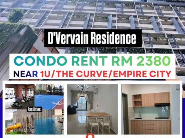 Serviced Residence for rent in Petaling, Damansara Damai