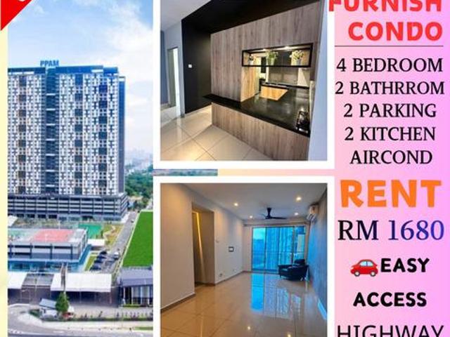 Apartment for rent in Kepong, Kuala Lumpur