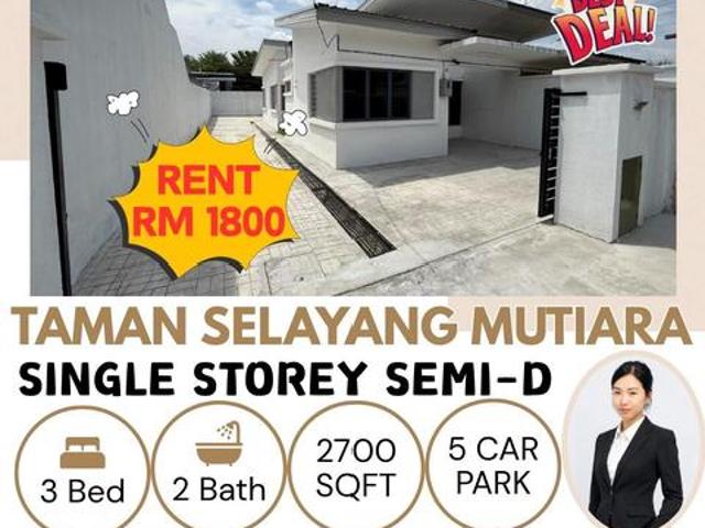 Residential House for rent in Majlis Perbandaran Selayang, Gombak