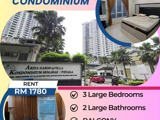 Condominium for rent in Batu Caves, Majlis Perbandaran Selayang