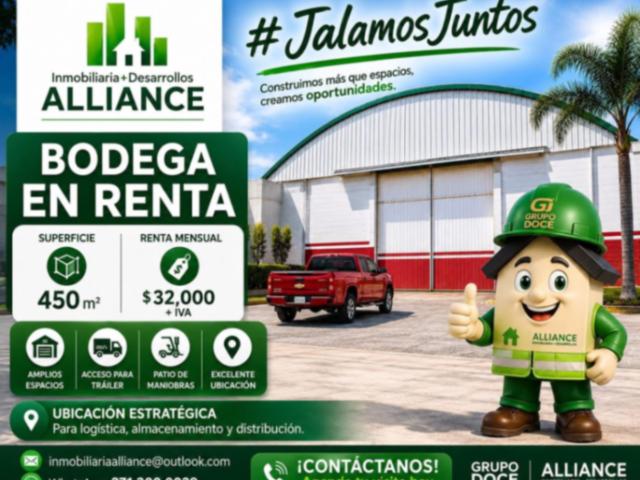 Nave Industrial en renta en Córdoba, Veracruz