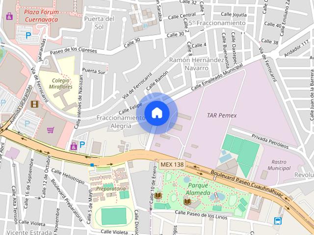 Departamento en renta en Morelos