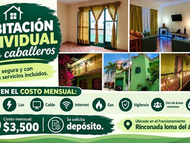 Cuarto en renta en Cuernavaca