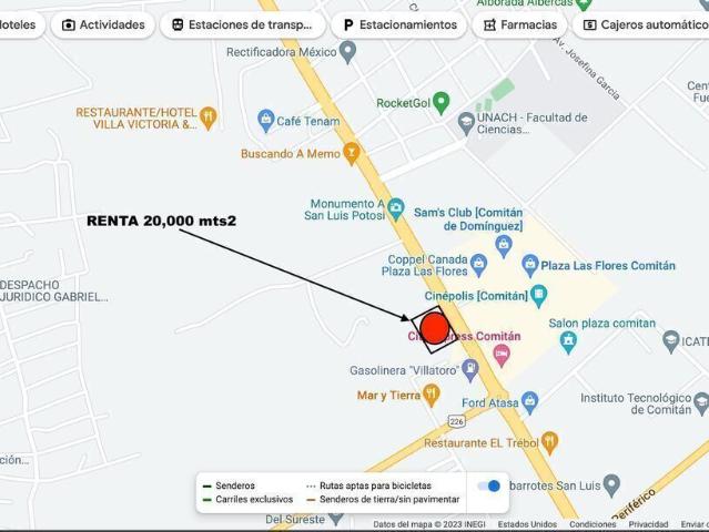 Terreno en renta en Comitán De Domínguez, Chiapas