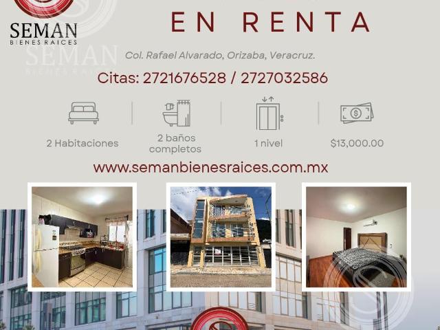 Departamento en renta en Orizaba, Veracruz