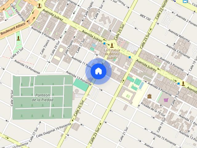 Departamento en renta en Cañada Morelos, Puebla